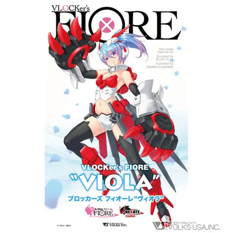 Vlocker's Vl-22799 Fiore Viola Plastic Model Kit 1