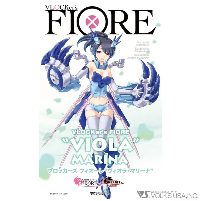Vlocker's Vl-22894 Fiore Viola Marina Plastic Model Kit 1
