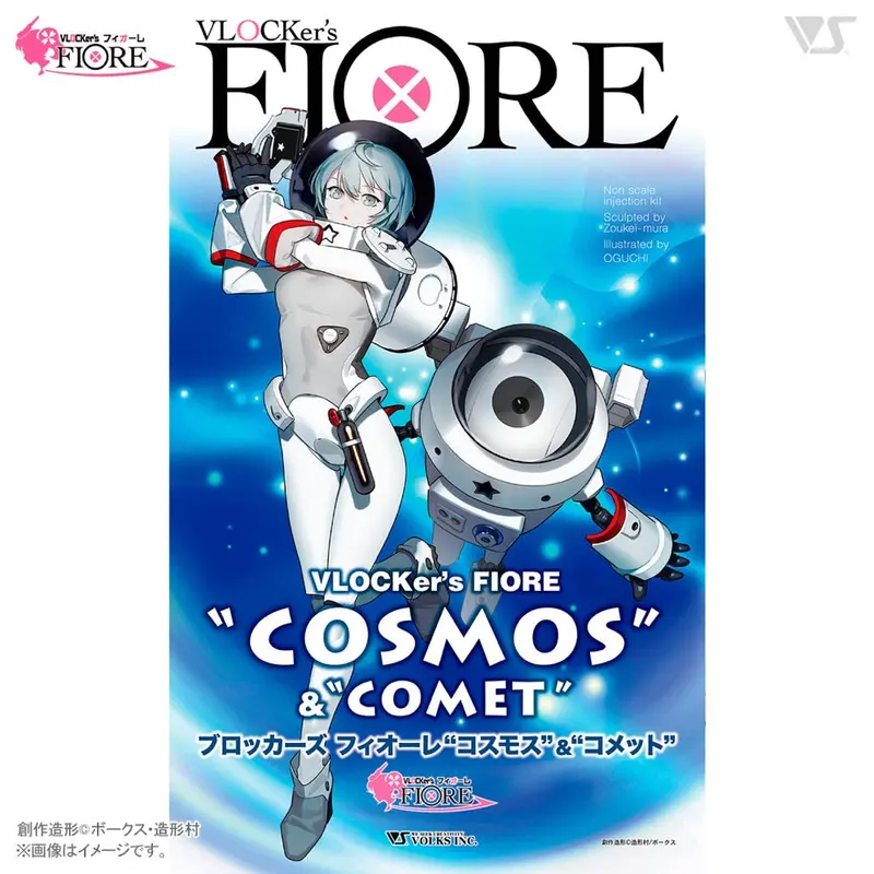 Vlocker's Vl-23037 Fiore "Cosmos" & "Comet" Plastic Model Kit 1