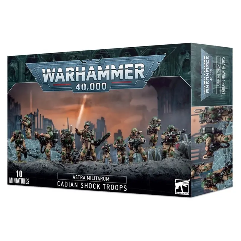 Warhammer 40000 Astra Militarum Cadian Shock Troops 1