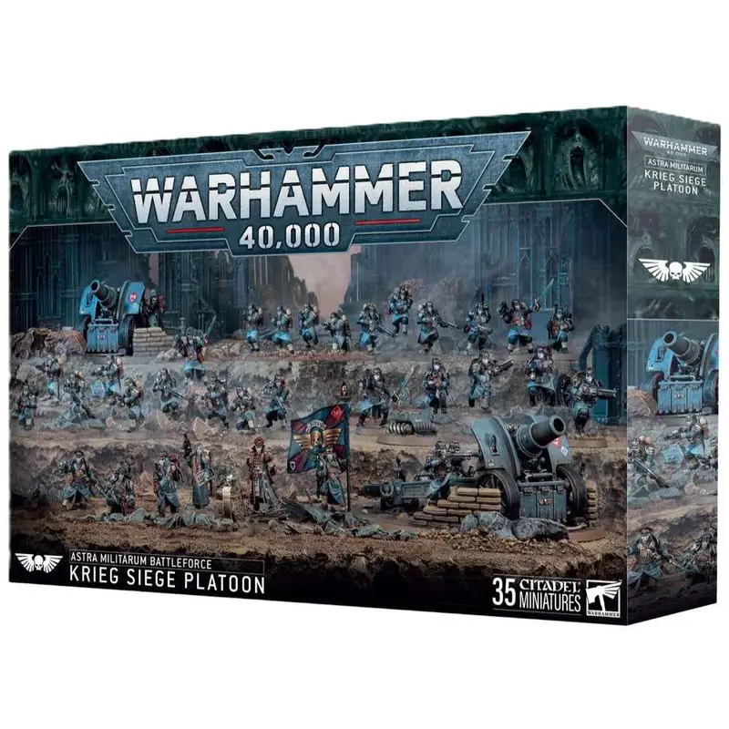 Warhammer 40000 Astra Militarum Krieg Siege Platoon 1