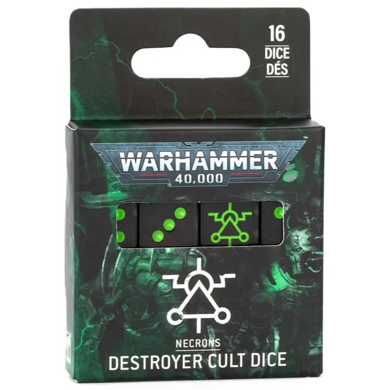 Warhammer 40000 Necrons Destroyer Cult Dice 1