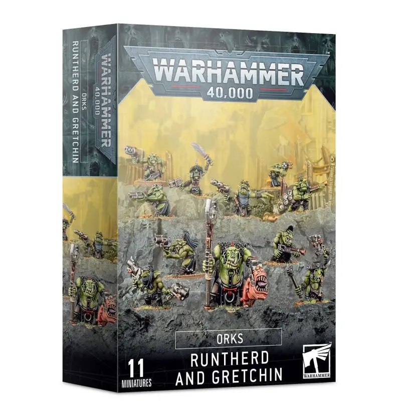 Warhammer 40000 Orks Runtherd And Gretchin 1