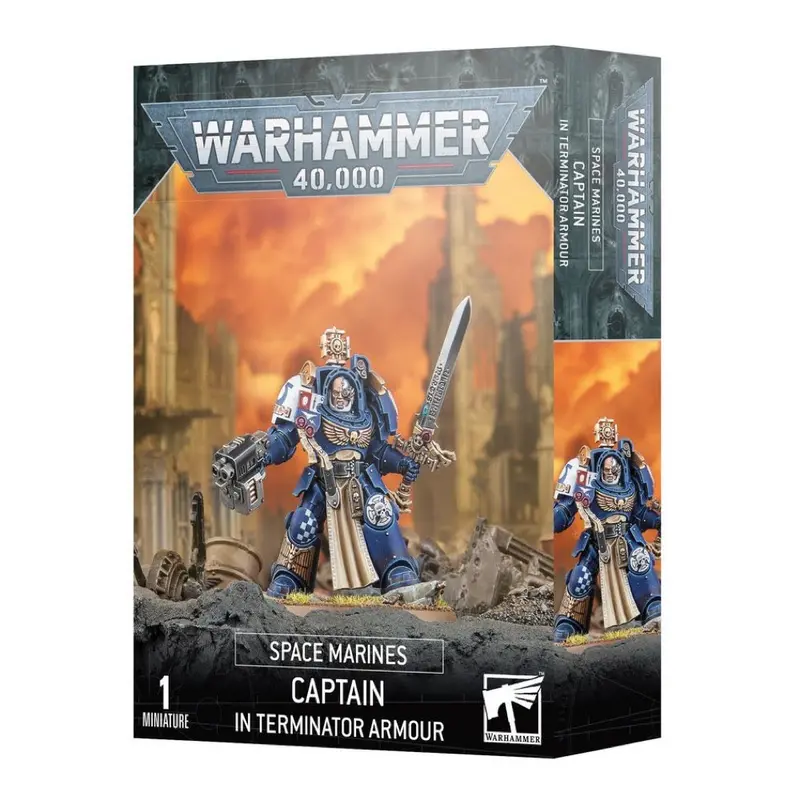 Warhammer 40000 Space Marines Captain In Terminator Armour 1