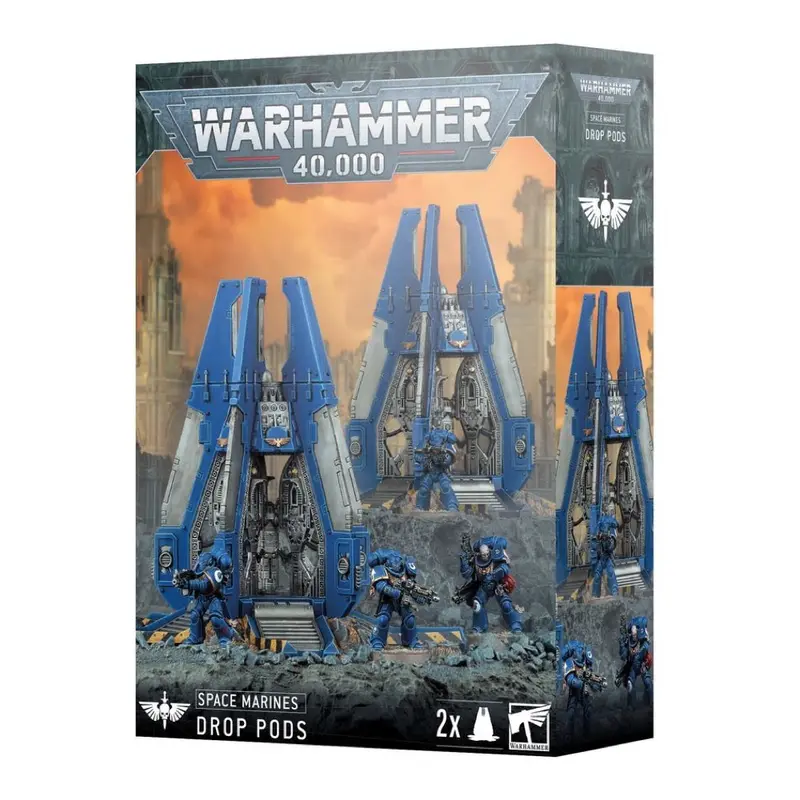 Warhammer 40000 Space Marines Drop Pods 1
