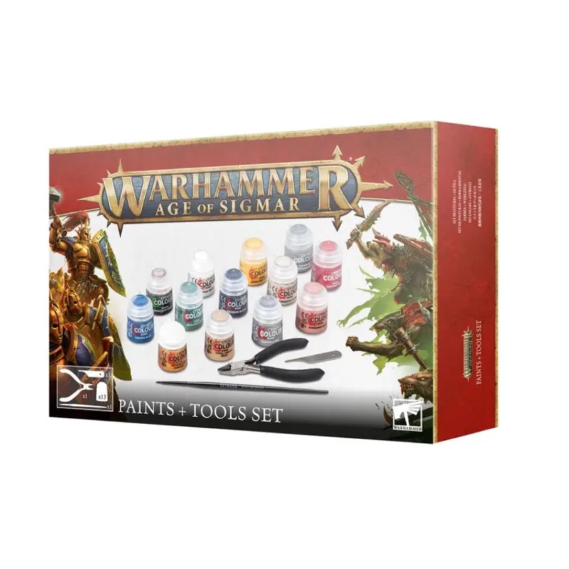 Warhammer Age Of Sigmar Paints & Tools 1