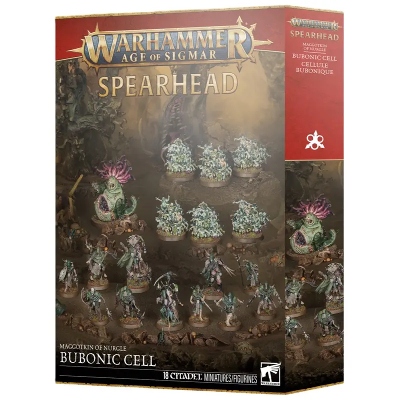 Warhammer Age Of Sigmar Spearhead Maggotkin Of Nurgle Bubonic Cell 1