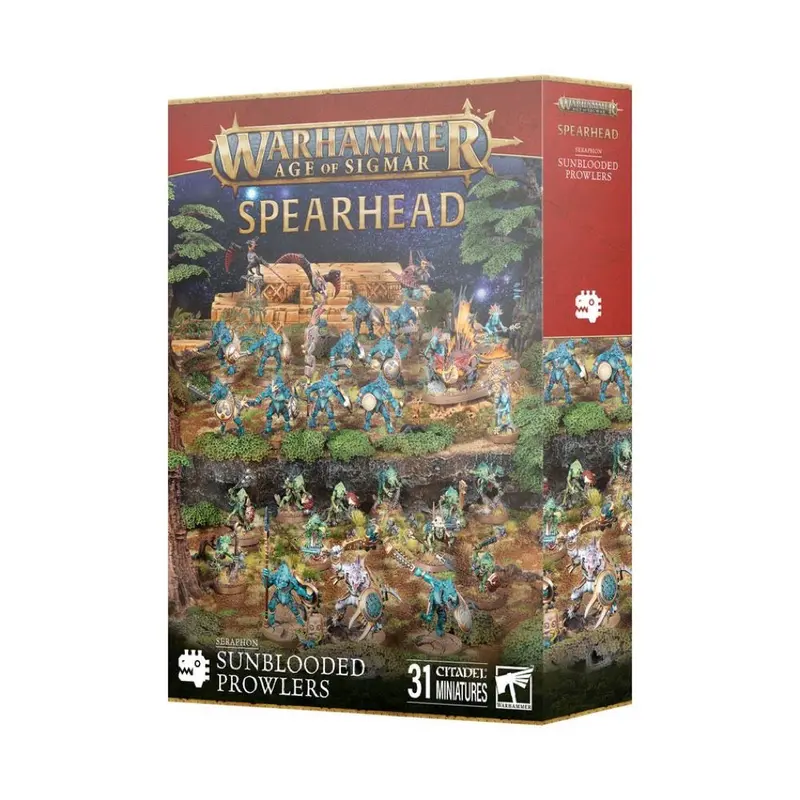 Warhammer Age Of Sigmar Spearhead Seraphon Sunblooded Prowlers 1