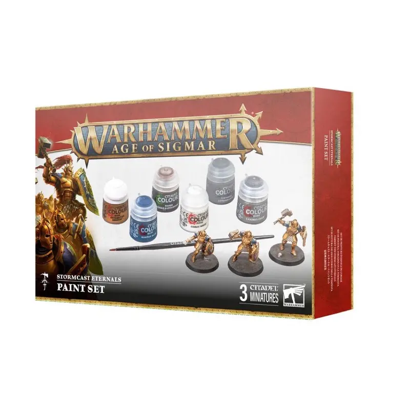 Warhammer Age Of Sigmar Stormcast Eternals & Paint Set 1