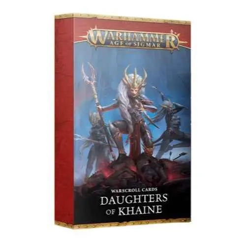 Warhammer Age Of Sigmar Warscroll Cards Daughters Of Khaine 1