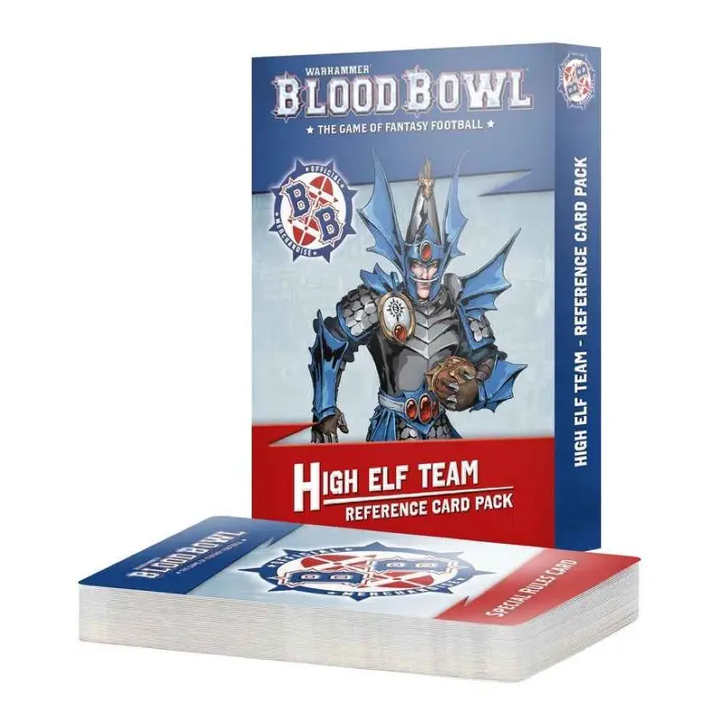 Warhammer Blood Bowl High Elf Team Reference Cards 1