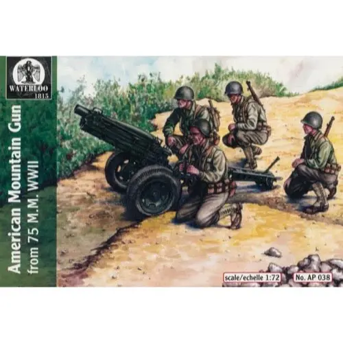 Waterloo 038 1/72 American 75Mm Wwii Mountain Gun 1