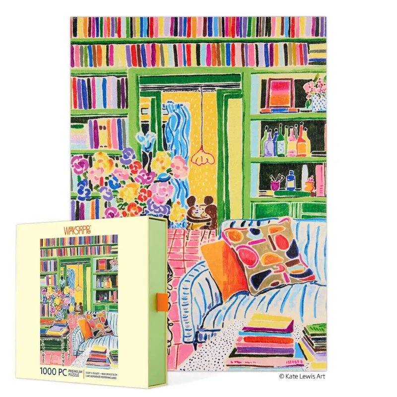 Werkshoppe Books And Bouquet 1000Pc Jigsaw Puzzle 1