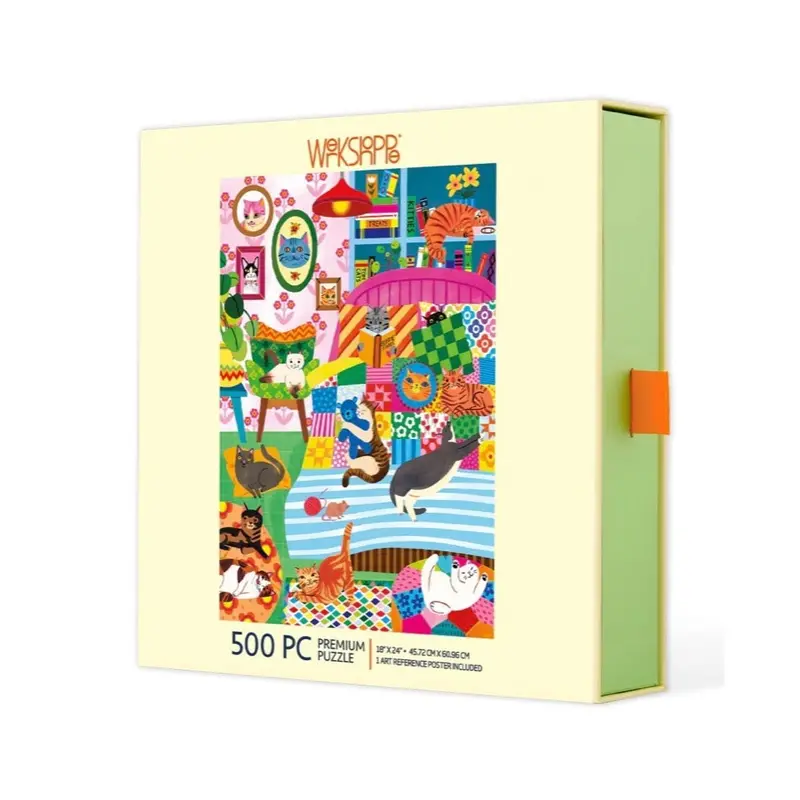 Werkshoppe Cat Nap Stories 500Pc Jigsaw Puzzle 1