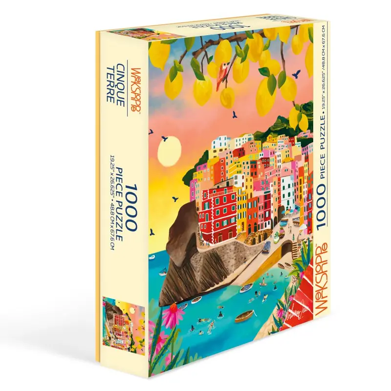 Werkshoppe Cinque Terre 1000Pc Jigsaw Puzzle 1
