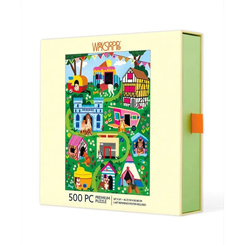 Werkshoppe Doggie D'house 500Pc Jigsaw Puzzle 1