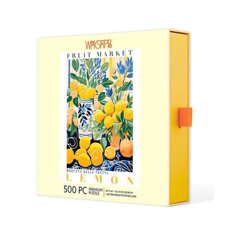 Werkshoppe Fruit Market Lemons 500Pc Jigsaw Puzzle 1