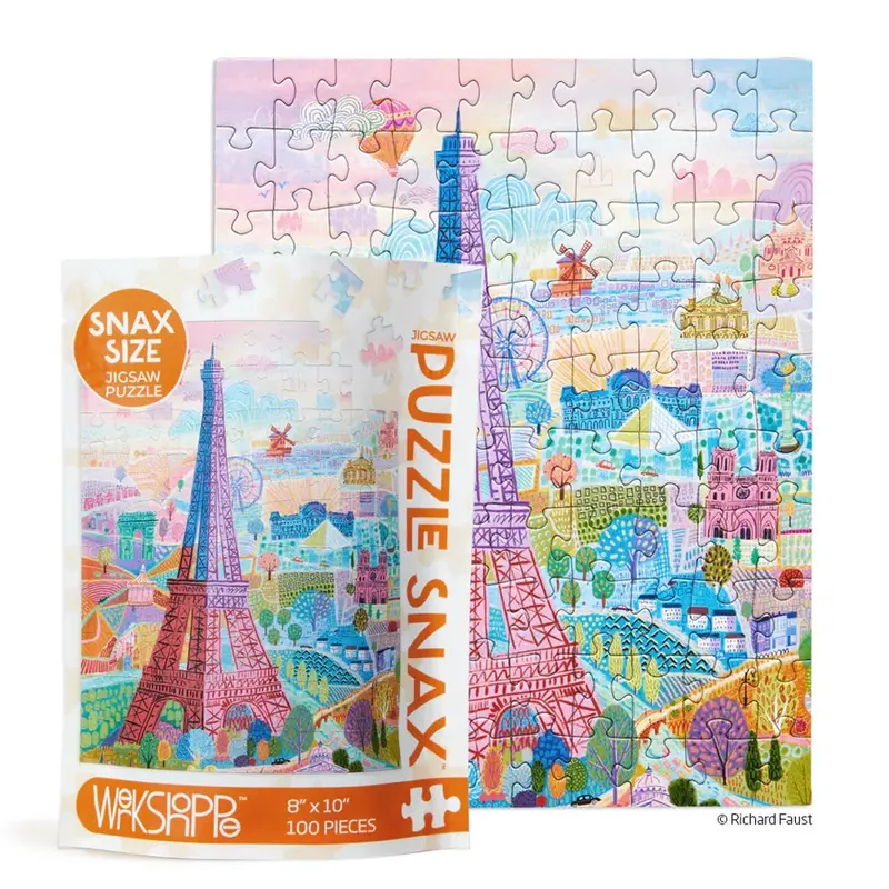 Werkshoppe Paris 100Pc Snax Jigsaw Puzzle 1