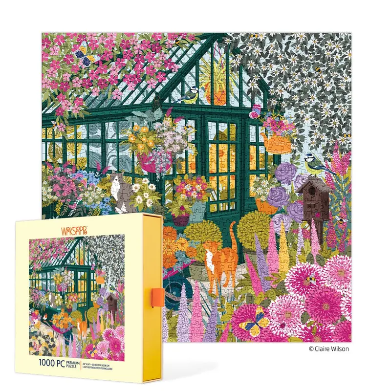 Werkshoppe Spring Greenhouse 1000Pc Jigsaw Puzzle 1