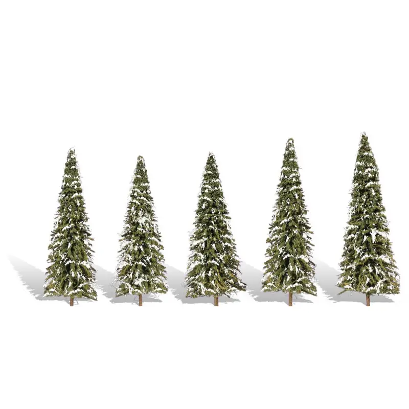 Woodland Scenics Tr3567 Snow Dust Classic Trees 5-8Cm 5Pc 1
