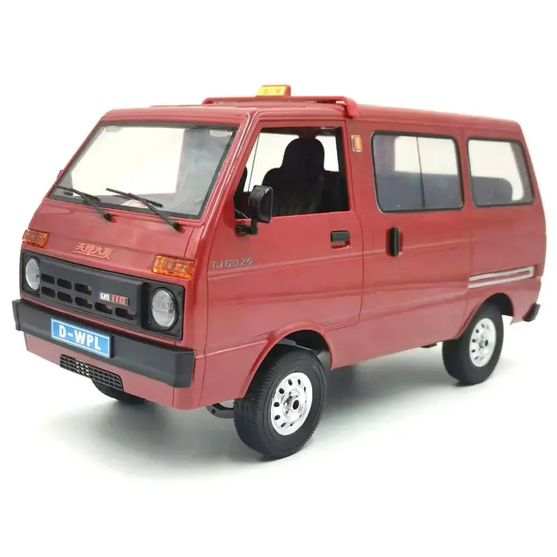 Wpl 1/10 Rc Kei Drift Van Hijet80 Rtr Red 1