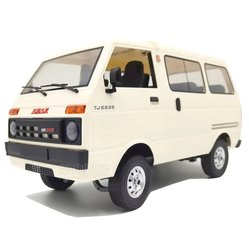 Wpl 1/10 Rc Kei Drift Van Hijet80 Rtr White 1