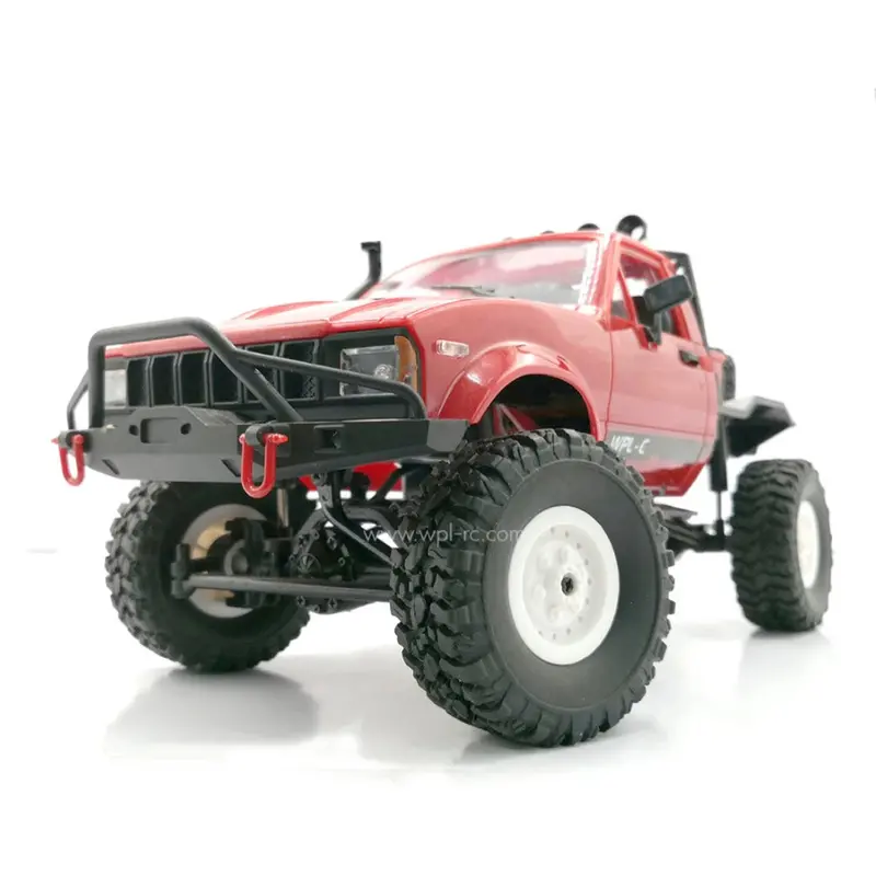 Wpl C14 1/16 Rc Single Cab Short-Bed Rtr Red 1