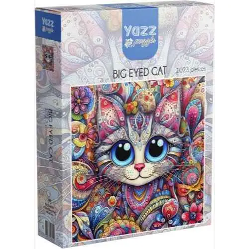Yazz 3892 Big Eyed Cat 1023Pc Jigsaw Puzzle 1