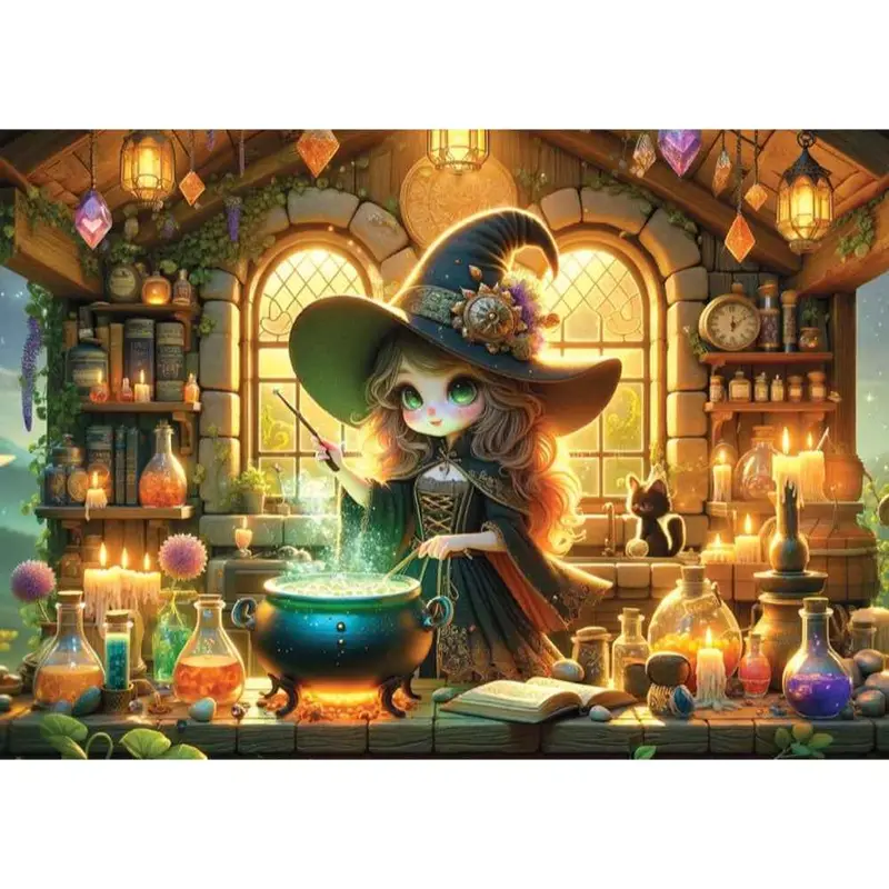 Yazz 4000 Lovely Witch 1000Pc Jigsaw Puzzle 2