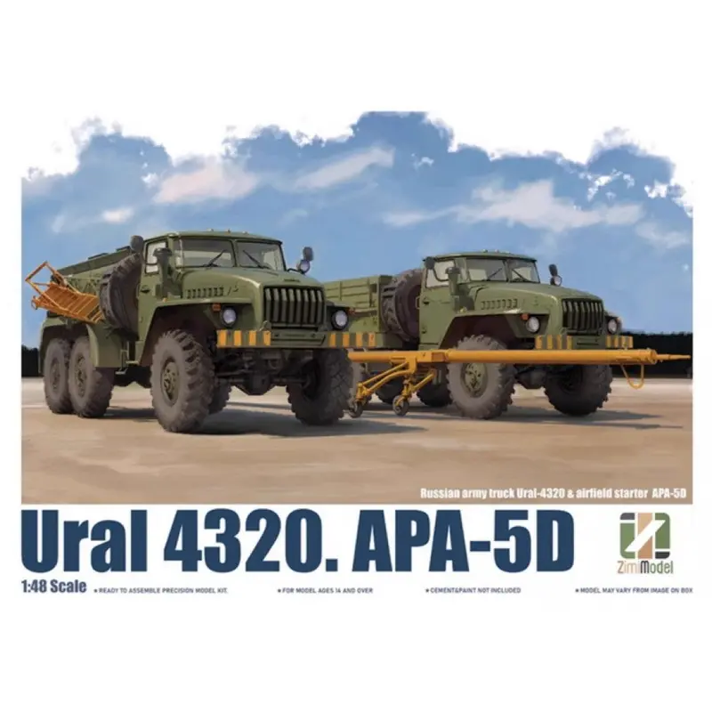 Zimi Model 80159 1/48 Ural 4320. Apa-5D 1