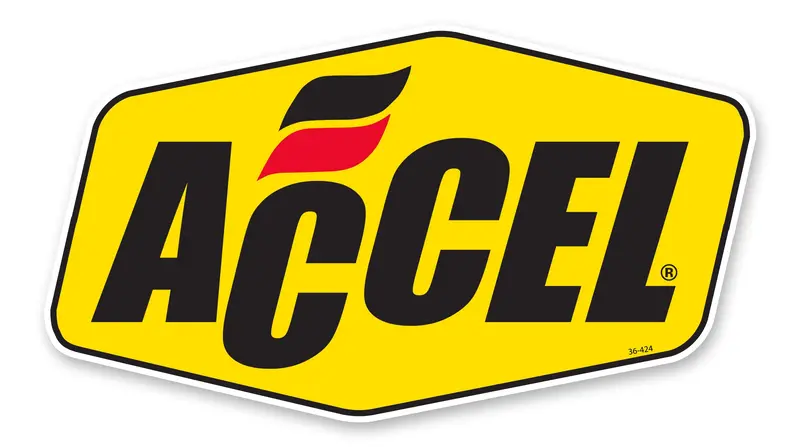 Accel Contingency Decal – Official Logo Graphic, 4.49" X 8.03" Die-Cut Vinyl 1