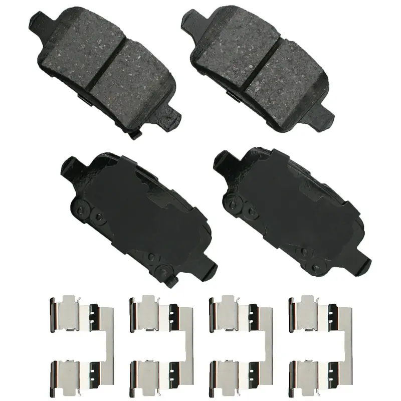 Akebono Act1857 Ceramic Brake Pads – Compatible With Buick Lacrosse (2017–2019) And Chevrolet Bolt Ev (2017–2019) 1