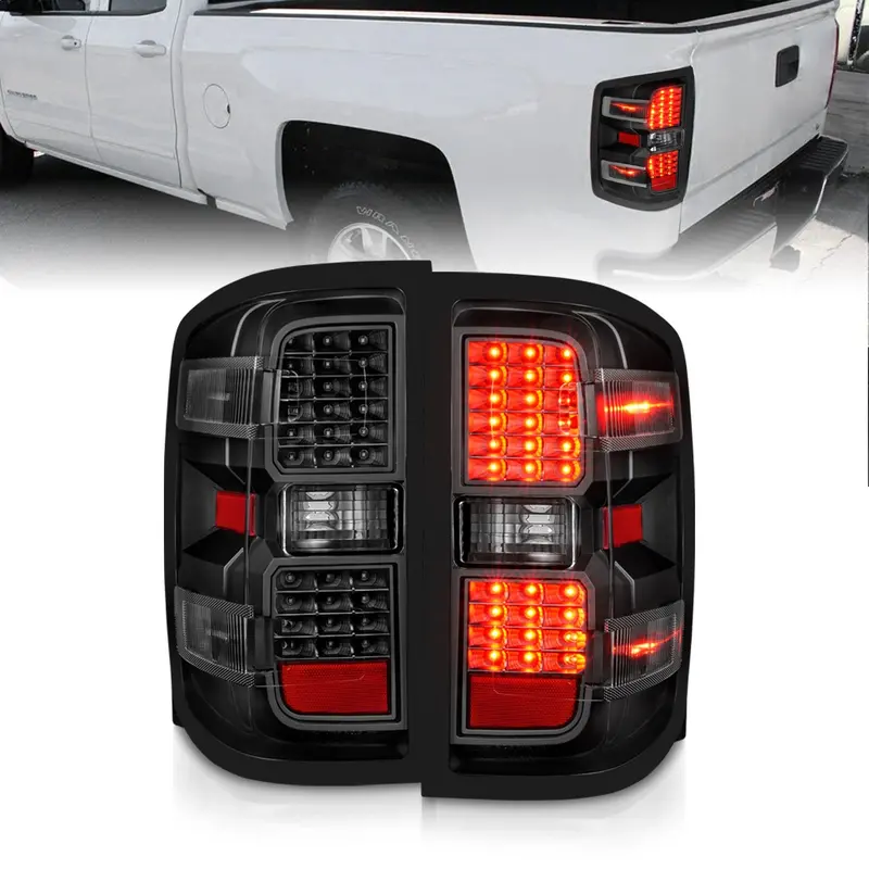 Anzo Usa Led Tail Light Assembly – Clear Lens With Black Housing (Pair) 1