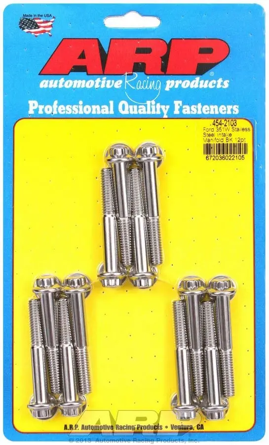 Arp 454-2103 Small-Block Ford Intake Manifold Bolt Kit – Stainless Steel 1