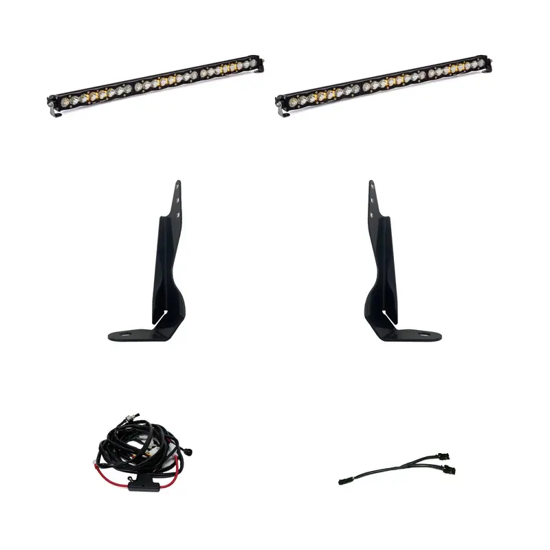 Baja Designs Dual S8 Behind-Grille Lighting Kit For 2020+ Gmc 2500/3500 (447854) 1