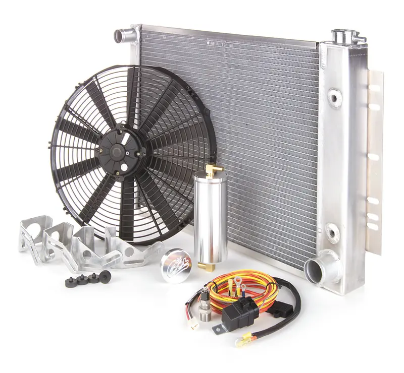 Be Cool 83086 Factory-Fit Polished Radiator Module For 1971–1973 Mustang With Automatic Transmission 1