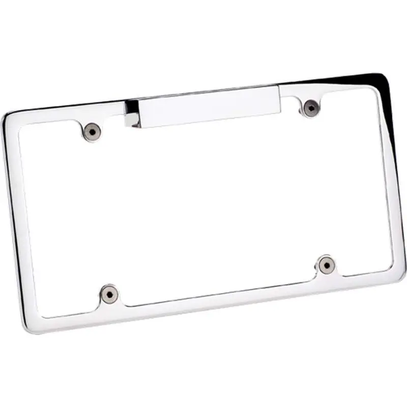 Billet Specialties Illuminated License Plate Frame – Polished Aluminum Finish 1