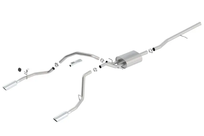 Borla 140536 S-Type Cat-Back Exhaust System – Stainless Steel, Aggressive Tone 1