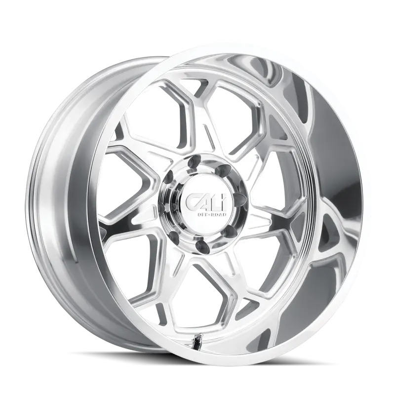 Calif Off-Road Sevenfold Polished Alloy Wheels – 22X12, 8X165.1, -51Mm Offset (9111-22281P) 1