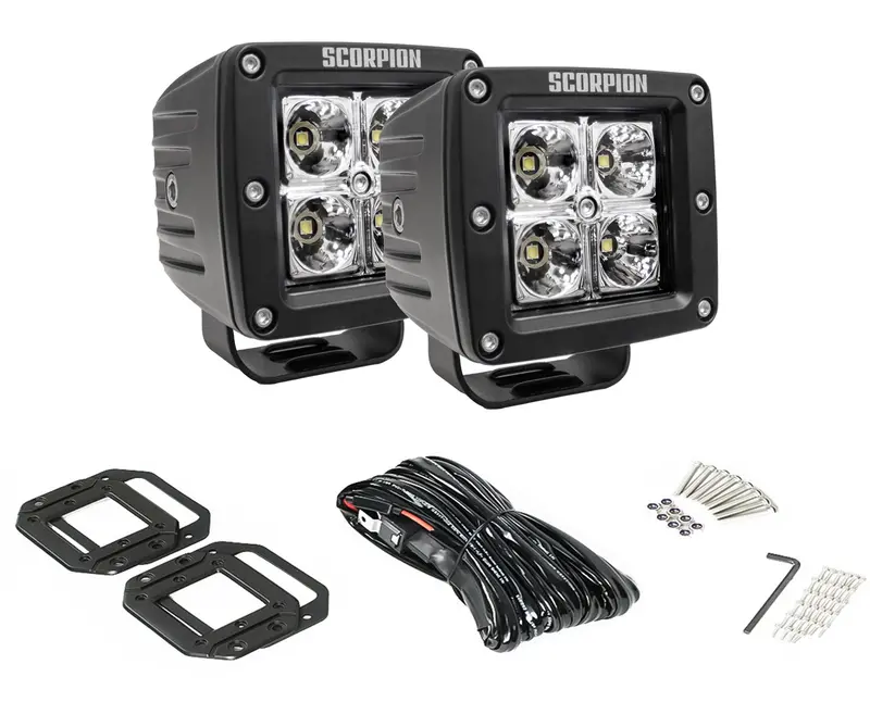 Daystar Alpha Led Spot Light Pod – Compact, Black Housing (Ku09141Bk) 1