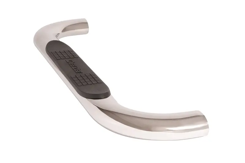 Dee Zee Polished Stainless Steel Oval Side Steps – 4-Inch Width, Cab-Length Fit 1