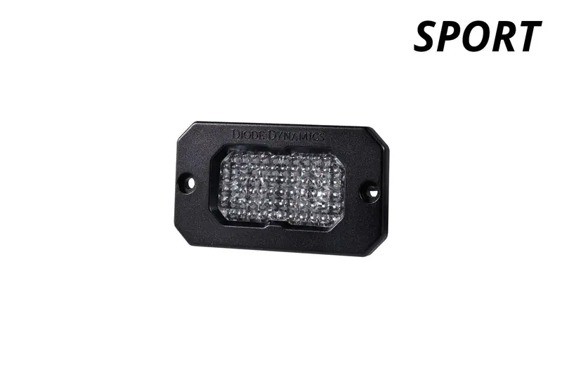 Diode Dynamics Dd6729S 2-Inch Stage Series Led Pod Light – White Combo Beam, Flush Mount, Single Unit 1