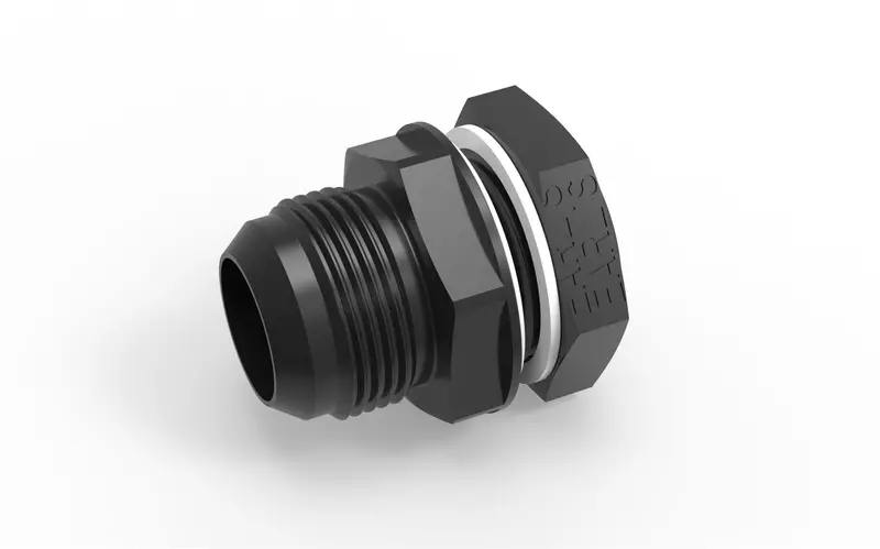 Earl’S At983816Erl -16An Fuel Cell Bulkhead Fitting With Ptfe Washers And Nut 1