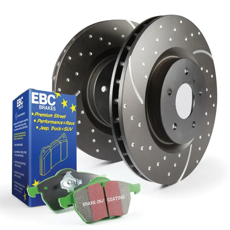 Ebc Brakes S3Kf1050 Greenstuff Stage 3 Brake Kit With Gd Series Rotors For Trucks And Suvs 1