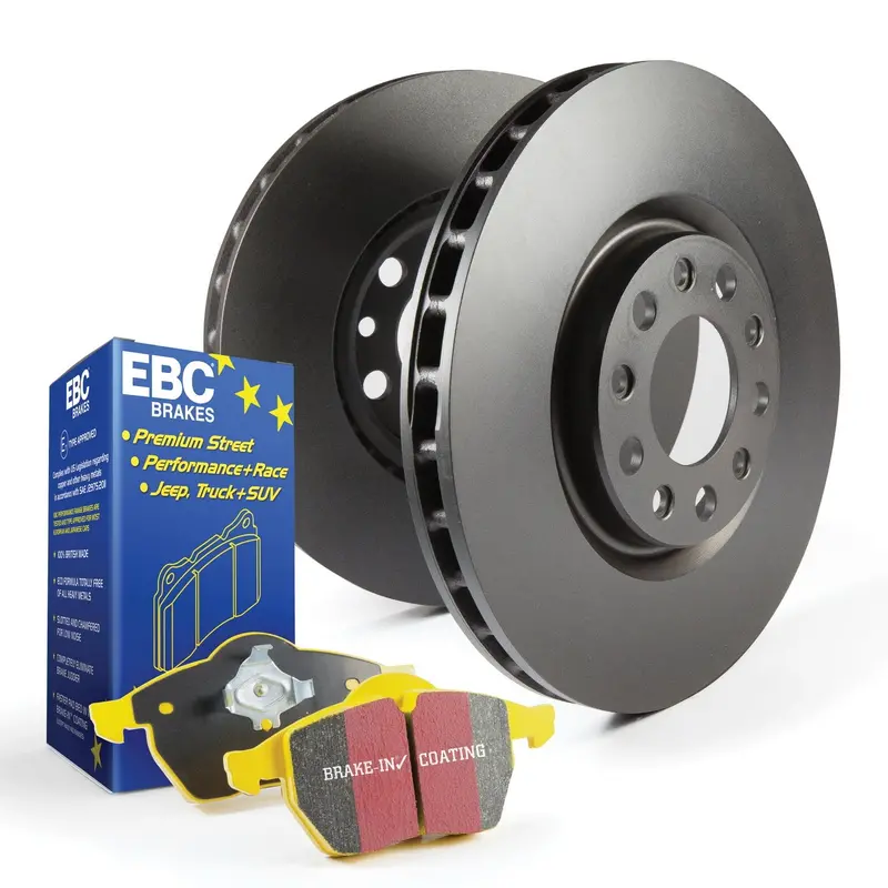 Ebc S13 Brake Kit: Yellowstuff Performance Pads With Rk Series Rotors 1