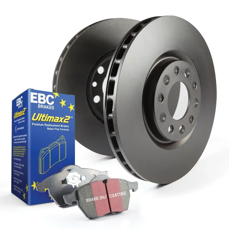 Ebc S20 Brake Kit: Ultimax Brake Pads + Plain Rotors – Versatile Replacement Option 1