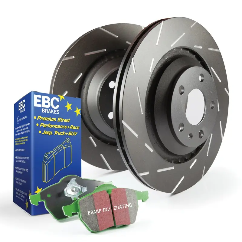 Ebc S2Kr2410 Greenstuff 2000 Brake Pads And Usr Rotors – Performance Brake Kit 1