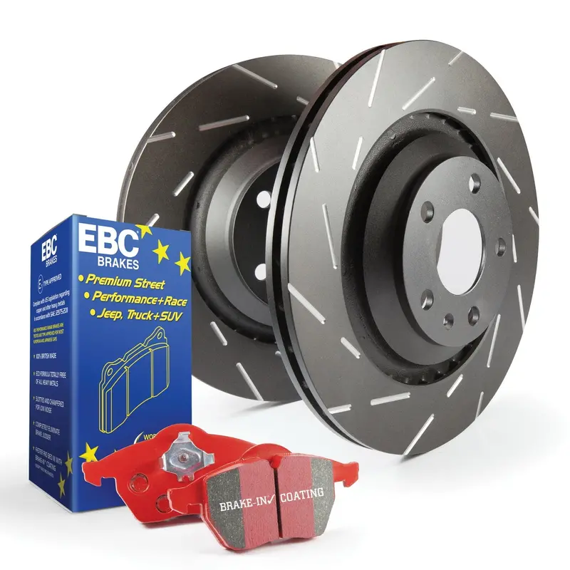Ebc S4Kf1644 Redstuff Brake Pad And Usr Rotor Kit For Track-Ready Stopping Power 1