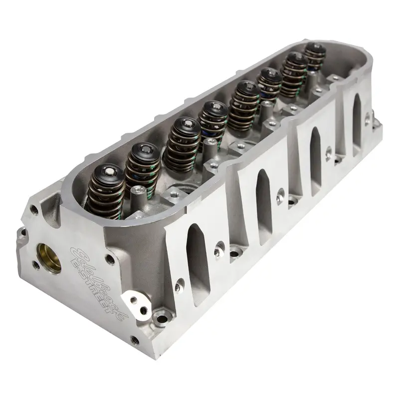 Edelbrock E-Street Ls1 Cylinder Heads – Bare Aluminum, Cnc-Ported (77617) 1
