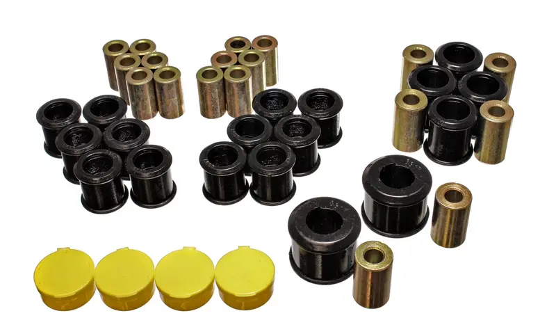 Energy Suspension 7.3116G Rear Control Arm Bushing Kit – High-Durability Polyurethane, Black 1